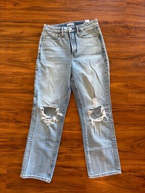 Good American Light Blue Boyfriend Jeans